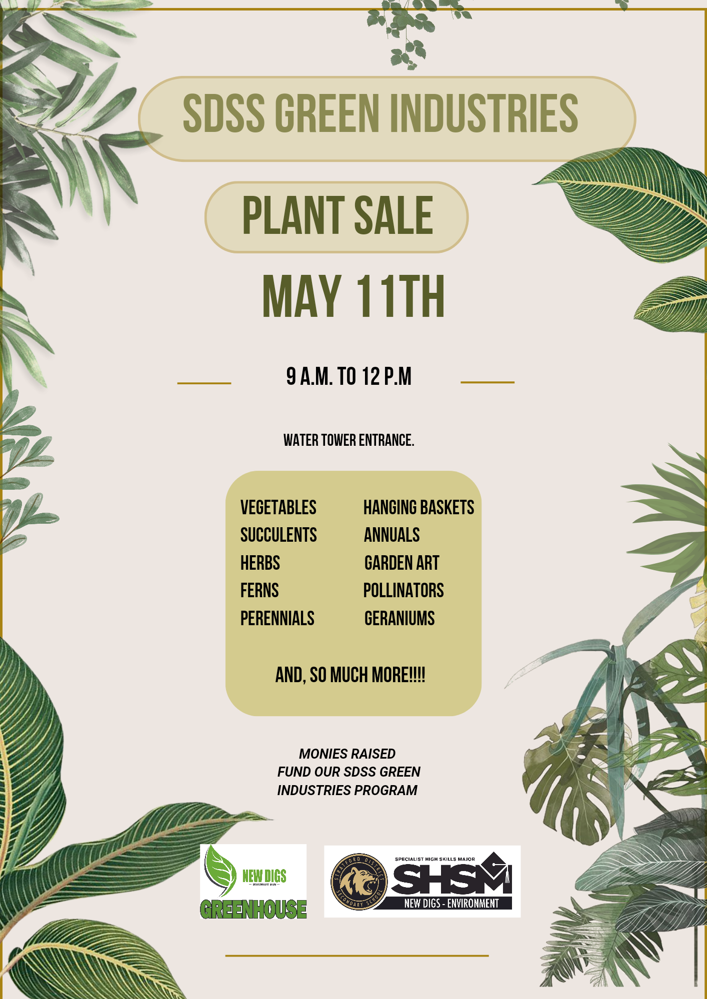 plant sale poster